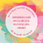Physical and Social Health in the LGBTQ+ Community: Open Door Discussion on March 24, 2023